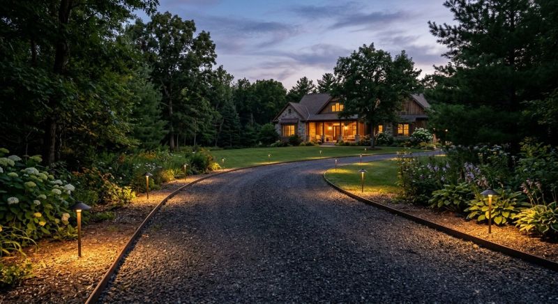 Driveway Lighting Installation in Heber City, UT