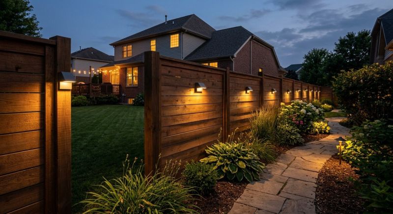 Fence Lighting Installation in Alpharetta, GA