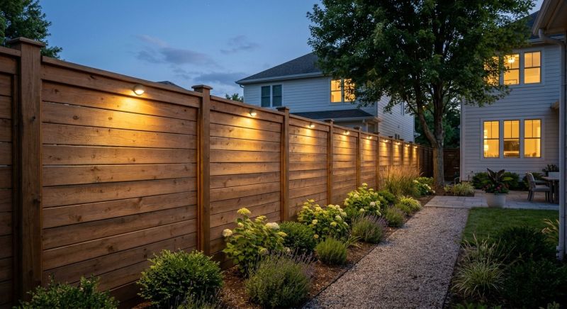 Fence Lighting Installation in Denver County, CO