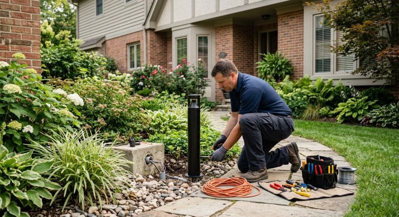 Backyard Lighting Service in Olathe, KS
