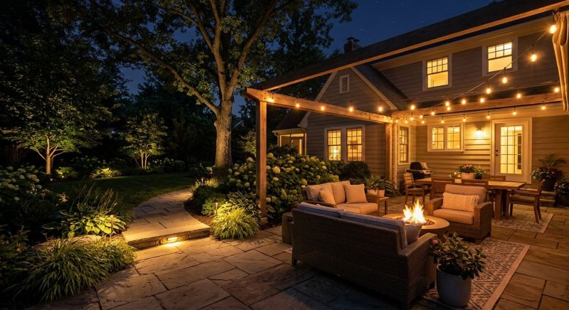Backyard Lighting Service in Heber City, UT