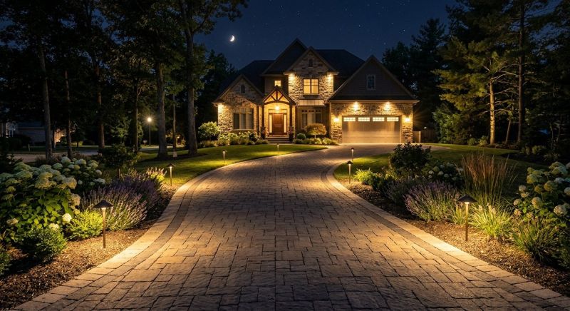 Driveway Lighting Installation in Heber City, UT