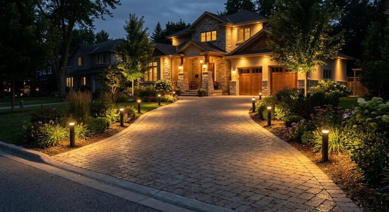 Driveway Lighting Installation in Denver County, CO