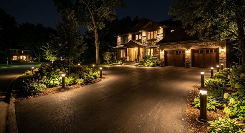 Driveway Lighting Installation in Orem, UT