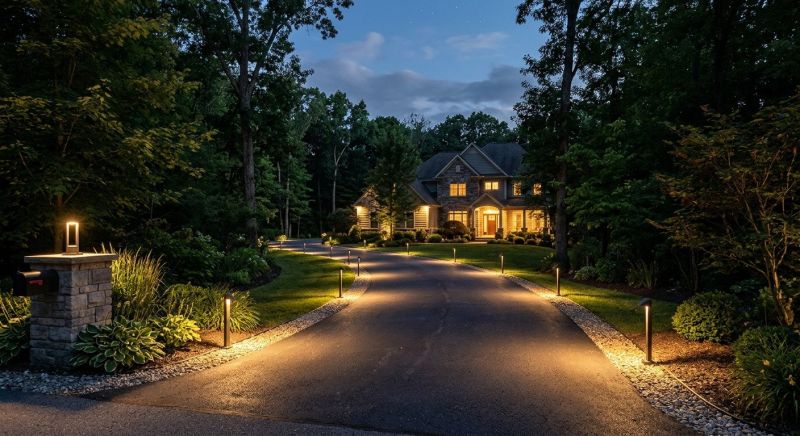 Driveway Lighting Installation in Orem, UT