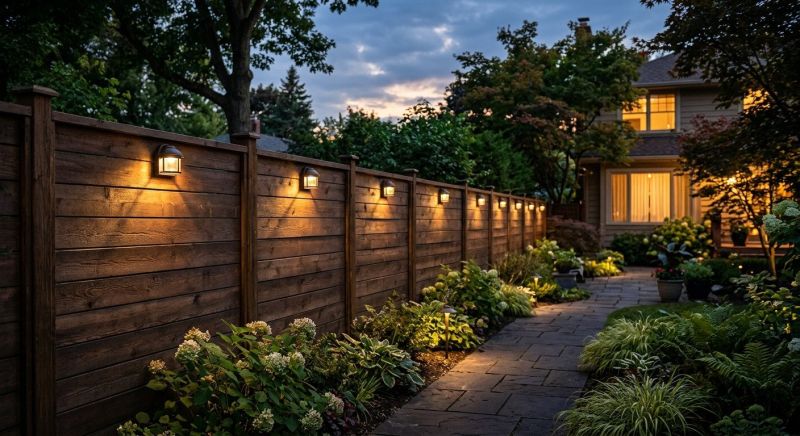 Fence Lighting Installation in Prescott Valley, AZ