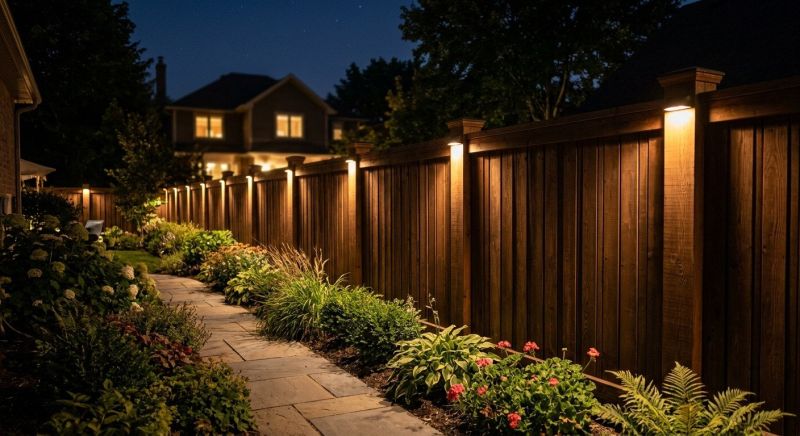 Fence Lighting Installation in Honolulu, HI