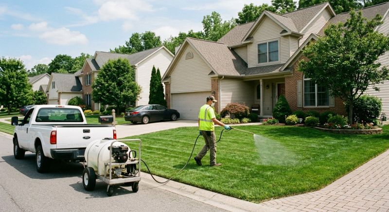 Lawn Spraying in Rockwall, TX