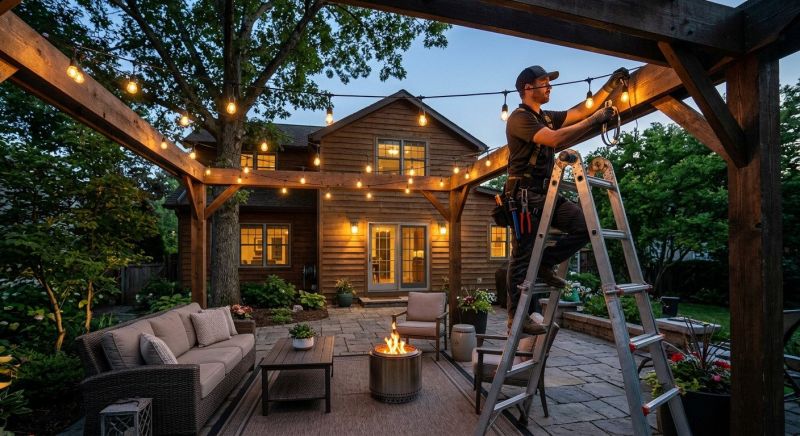 Patio Lights Installation in Littleton, CO