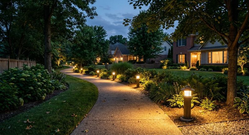 Sidewalk Lighting Installation in Littleton, CO