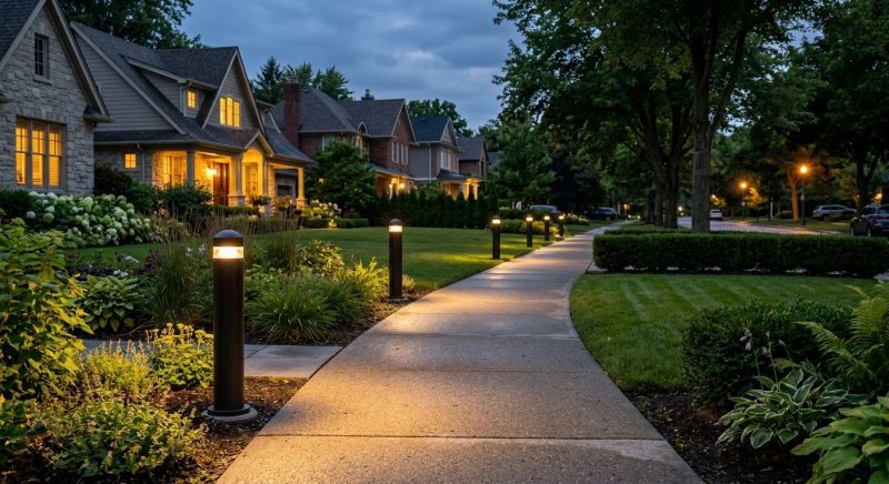 Sidewalk Lighting Installation in Littleton, CO