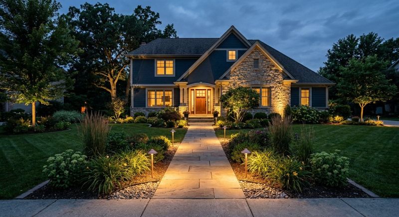 Walkway Lighting Installation in Kansas City, KS